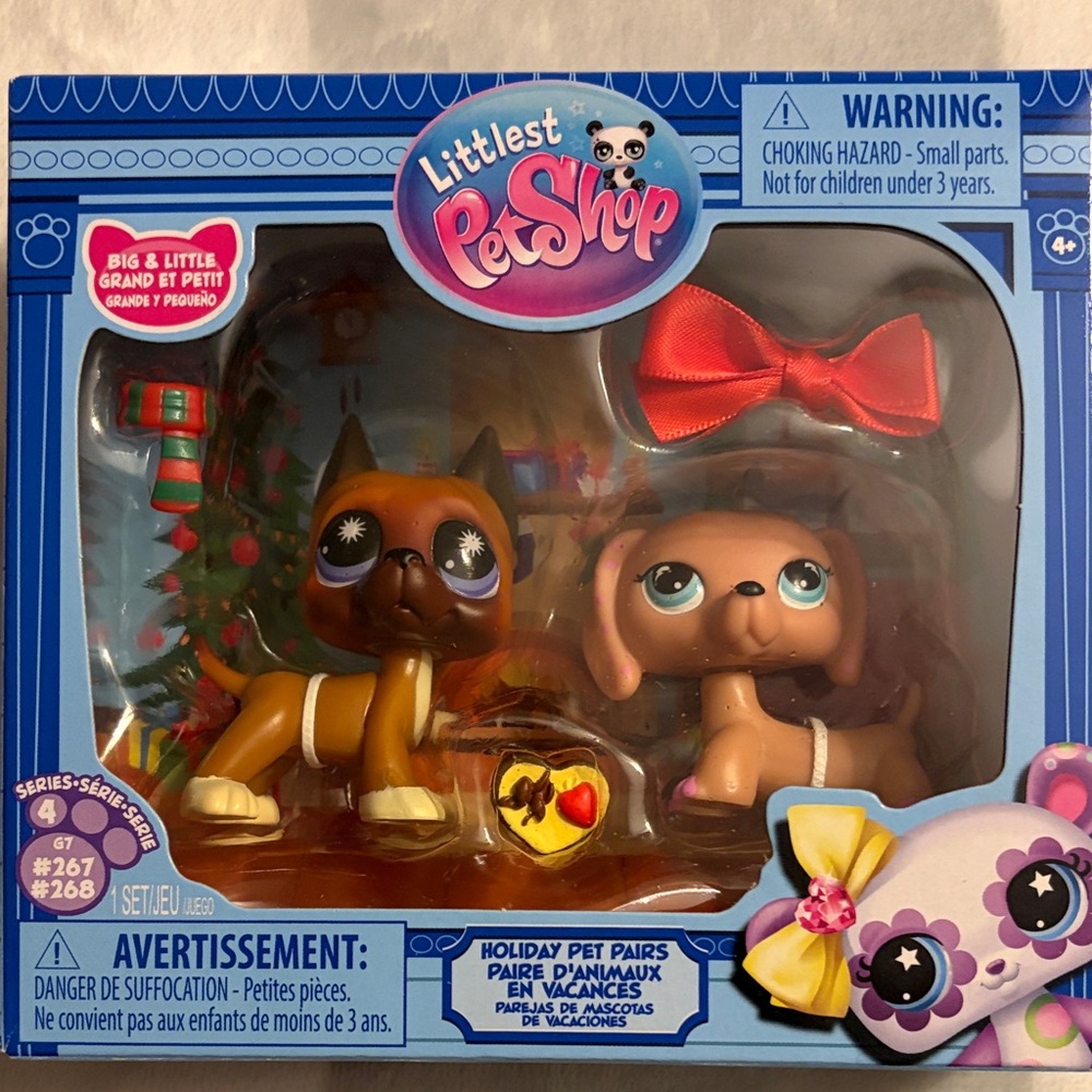 Littlest Pet Shop Series 4 Great Dane and Dachshund